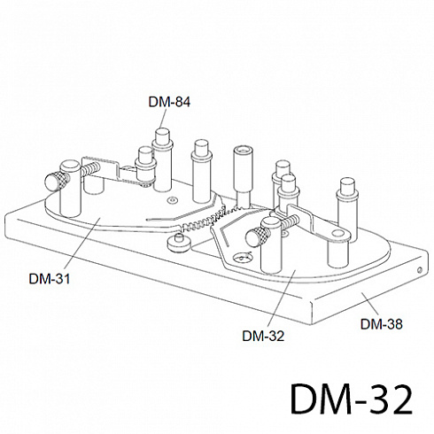 DM-32 Фиксатор линзы правый