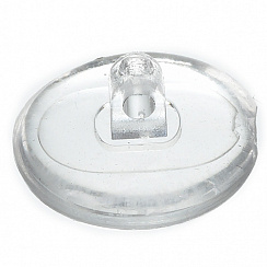 Носоупор парный силиконовый на винтах LCH10, круглый (9 мм), 10 пар