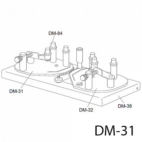 DM-31 Фиксатор линзы левый