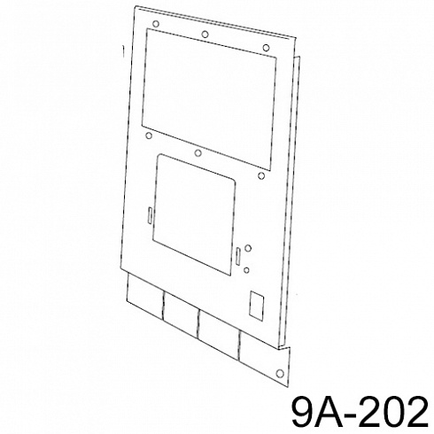 9A-202 Подложка передней панели